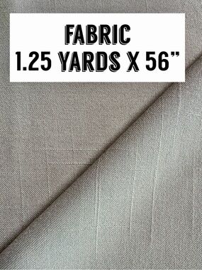 Linen-Like Fabric Light Taupe (1.25 yards x 56”)